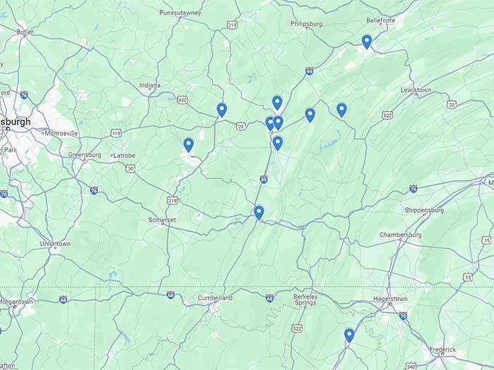 Service Areas